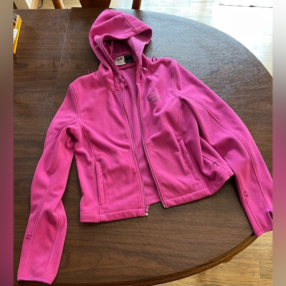 Harley Davidson Women’s size M (runs SMALL) pink jacket